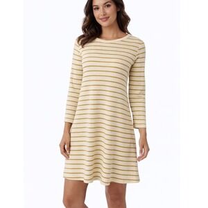 Toad & Co Foothill Swing Dress Women's Long Sleeve Thermal XS‎ Organic Cotton